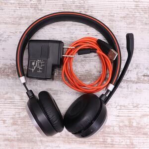 Jabra Evolve 65 UC Wireless Bluetooth Headset With USB Cable Over Ear